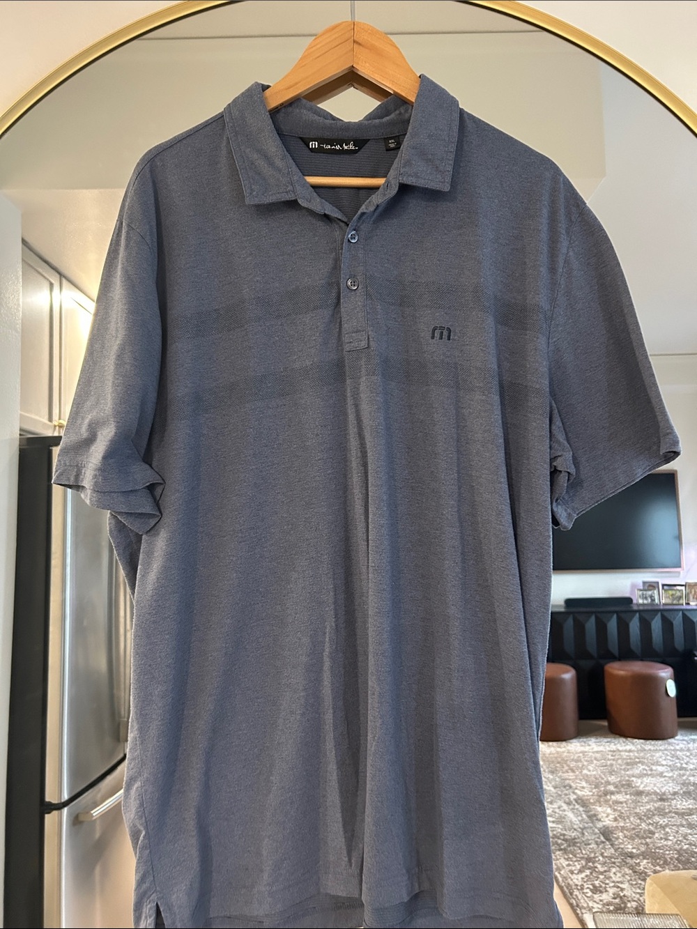 Travis Mathew Slate Blue Men’s Polo